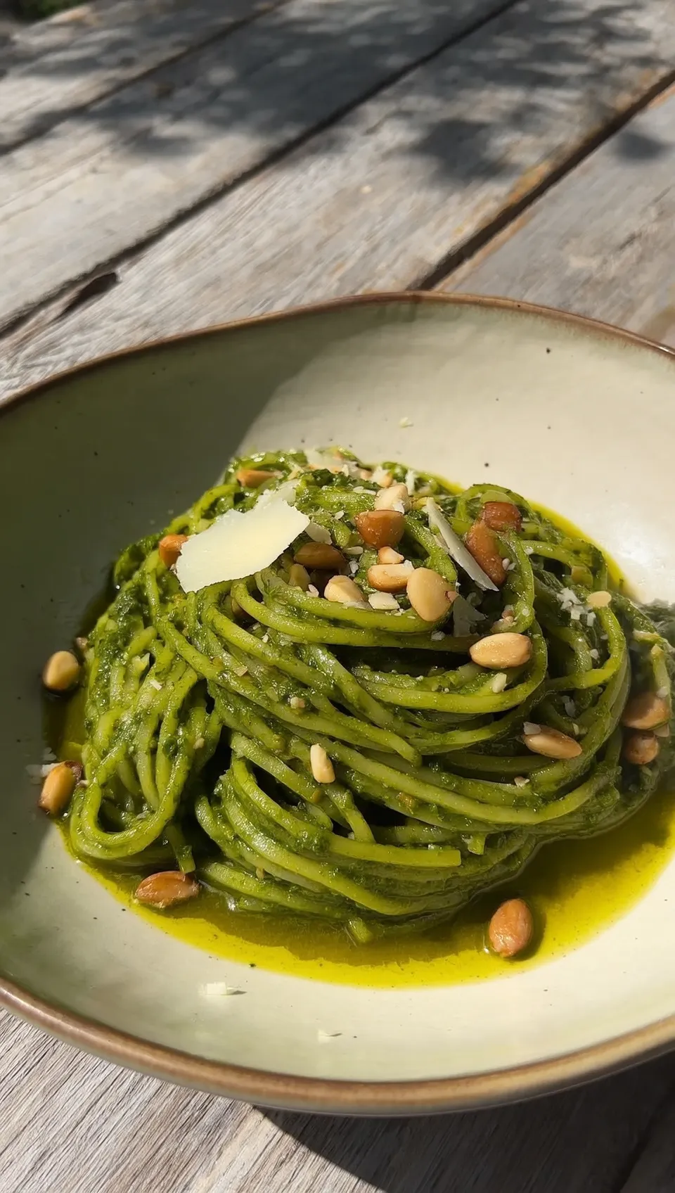 Tagliatelle al Pesto Genovese